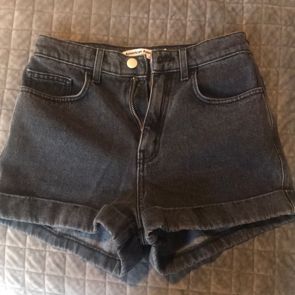 American Apparel high waisted shorts